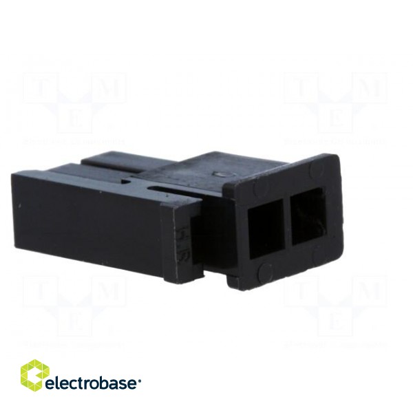 Plug | wire-board | female | 3mm | PIN: 2 | w/o contacts | for cable | 5A image 4