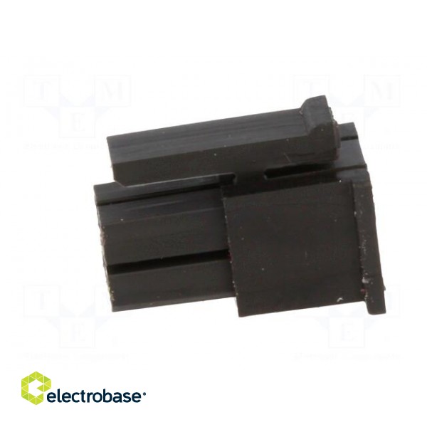 Plug | wire-board | female | 3mm | PIN: 4 | w/o contacts | for cable | 5A image 3
