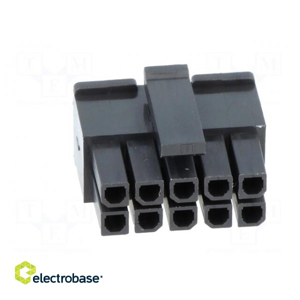 Plug | wire-board | female | MF30 | 3mm | PIN: 10 | w/o contacts image 9