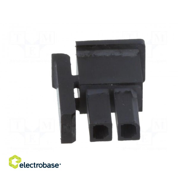 Plug | wire-board | female | MF30 | 3mm | PIN: 2 | w/o contacts | for cable paveikslėlis 9