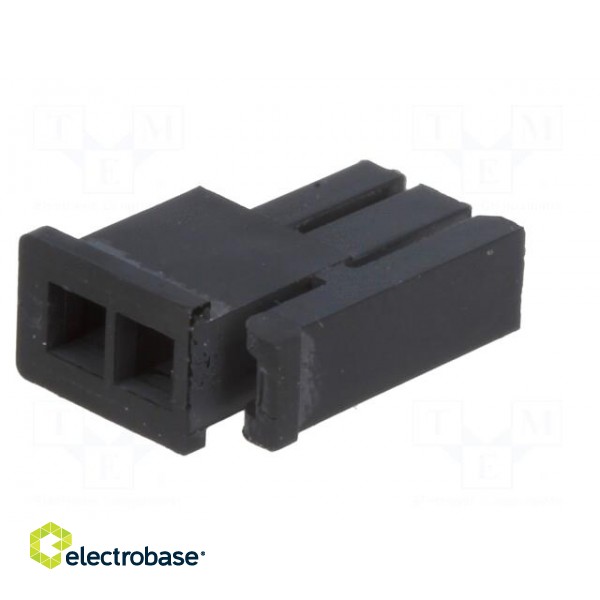 Plug | wire-board | female | MF30 | 3mm | PIN: 2 | w/o contacts | for cable paveikslėlis 6