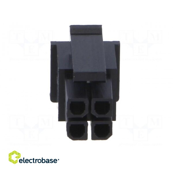 Plug | wire-board | female | MF30 | 3mm | PIN: 4 | w/o contacts | for cable image 9