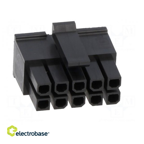 Plug | wire-board | female | Micro-Fit 3.0 | 3mm | PIN: 10 | w/o contacts image 9