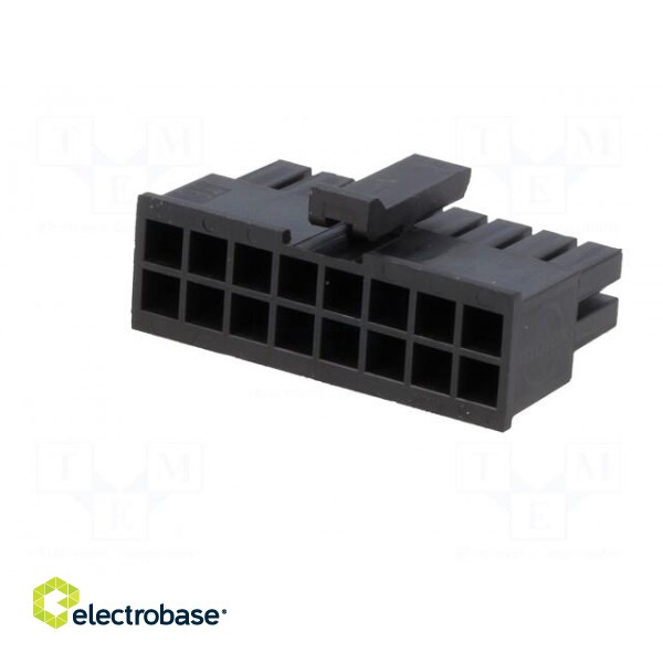 Plug | wire-board | female | Micro-Fit 3.0 | 3mm | PIN: 16 | w/o contacts image 6