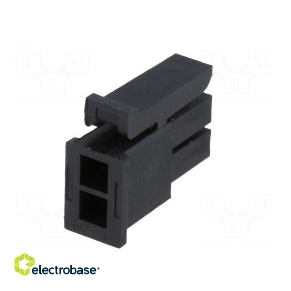 Plug | wire-board | female | Micro-Fit 3.0 | 3mm | PIN: 2 | w/o contacts фото 6