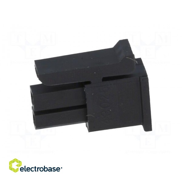 Plug | wire-board | female | Micro-Fit 3.0 | 3mm | PIN: 2 | w/o contacts фото 3
