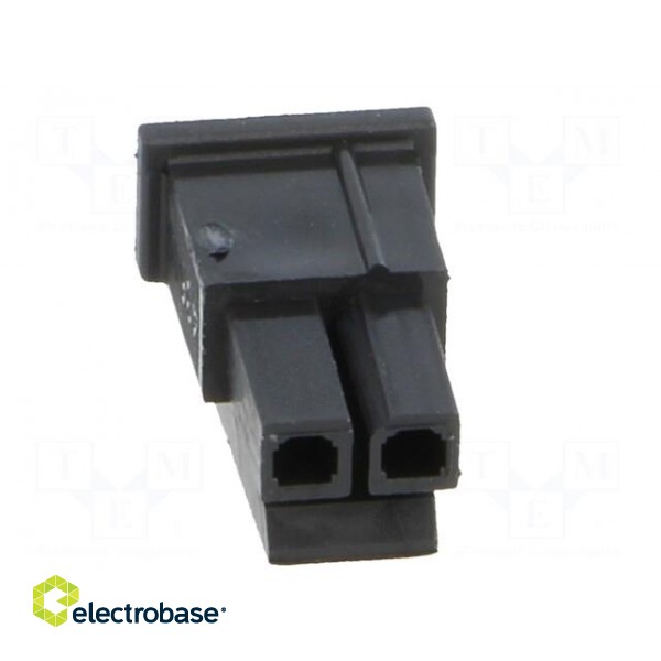 Plug | wire-board | female | Micro-Fit 3.0 | 3mm | PIN: 2 | w/o contacts фото 9