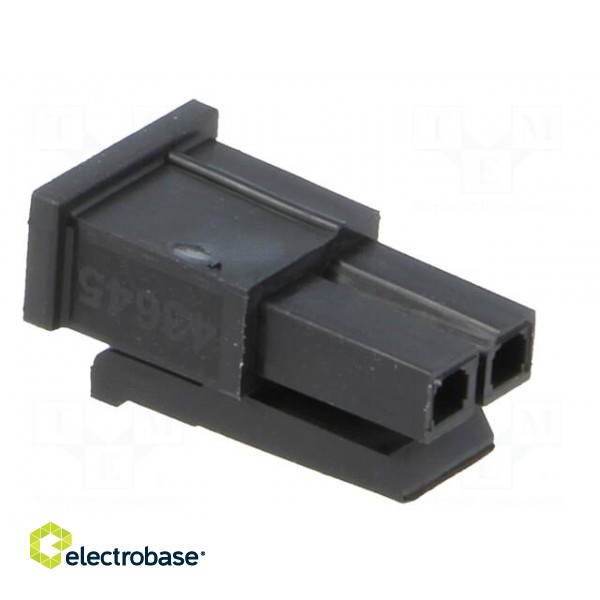 Plug | wire-board | female | Micro-Fit 3.0 | 3mm | PIN: 2 | w/o contacts фото 8