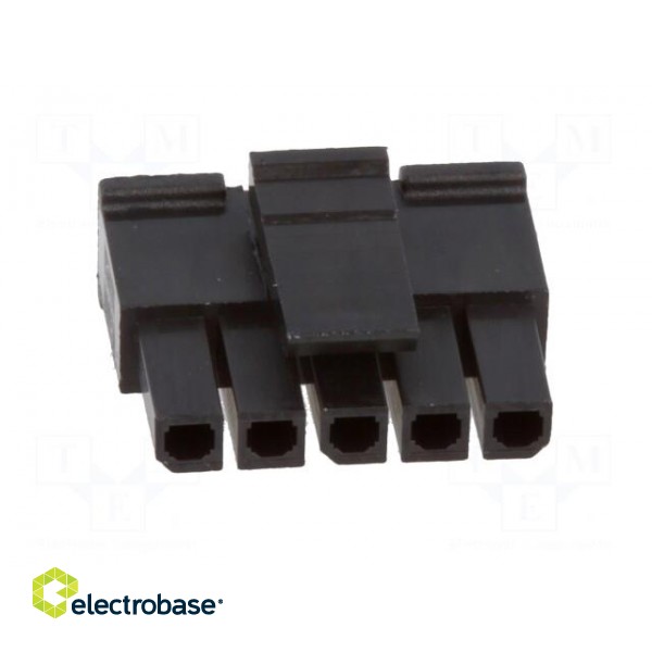 Plug | wire-board | female | Micro-Fit 3.0 | 3mm | PIN: 5 | w/o contacts image 9