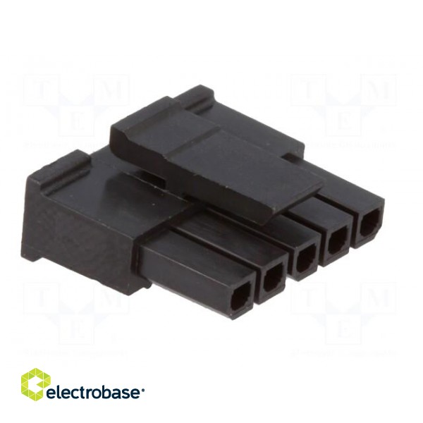 Plug | wire-board | female | Micro-Fit 3.0 | 3mm | PIN: 5 | w/o contacts image 8
