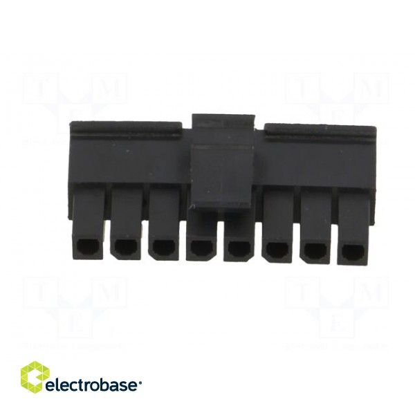 Plug | wire-board | female | Micro-Fit 3.0 | 3mm | PIN: 8 | w/o contacts paveikslėlis 9