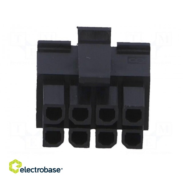 Plug | wire-board | female | Micro-Fit 3.0 | 3mm | PIN: 8 | w/o contacts paveikslėlis 9