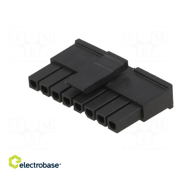 Plug | wire-board | female | Micro-Fit 3.0 | 3mm | PIN: 8 | w/o contacts image 2