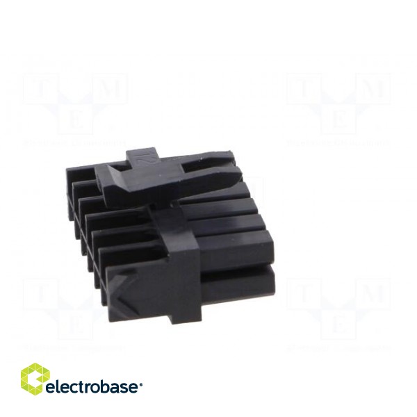 Plug | wire-board | female | Micro-Fit TPA | 3mm | PIN: 12 | w/o contacts фото 7