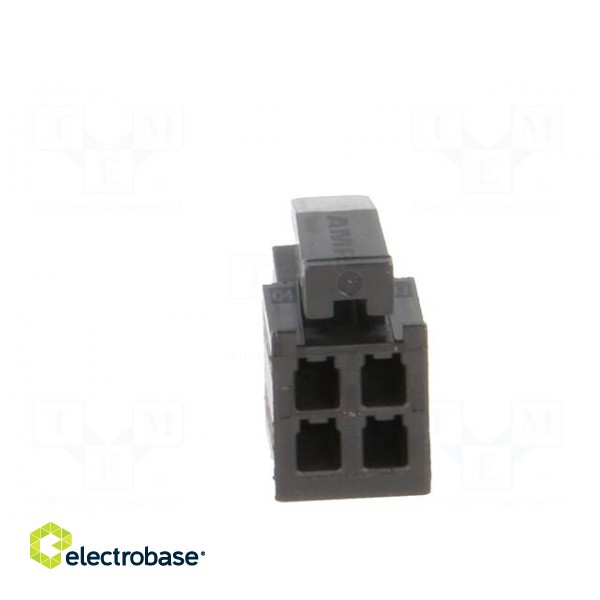 Plug | wire-board | female | Micro MATE-N-LOK | 3mm | PIN: 4 | for cable image 5
