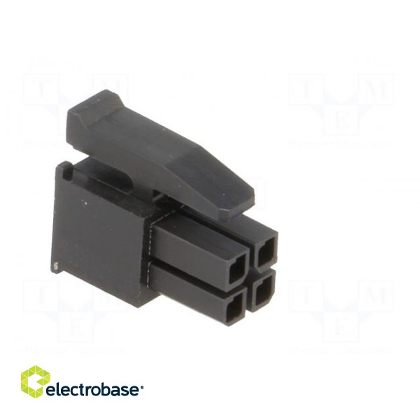 Plug | wire-board | female | Micro MATE-N-LOK | 3mm | PIN: 4 | for cable image 8