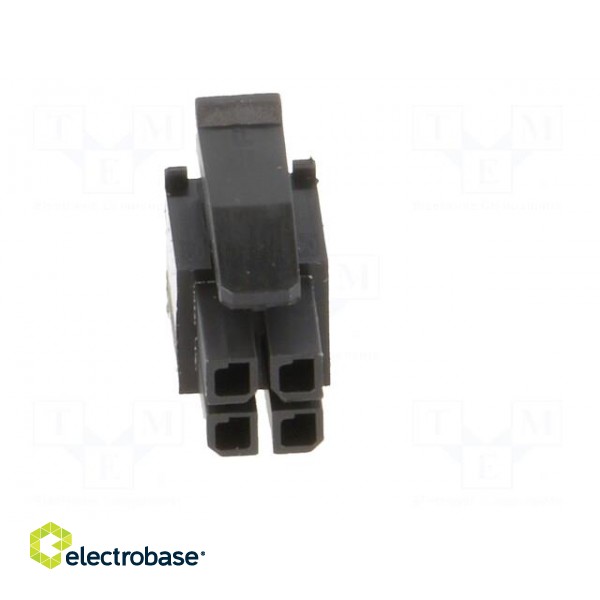 Plug | wire-board | female | Micro MATE-N-LOK | 3mm | PIN: 4 | for cable image 9
