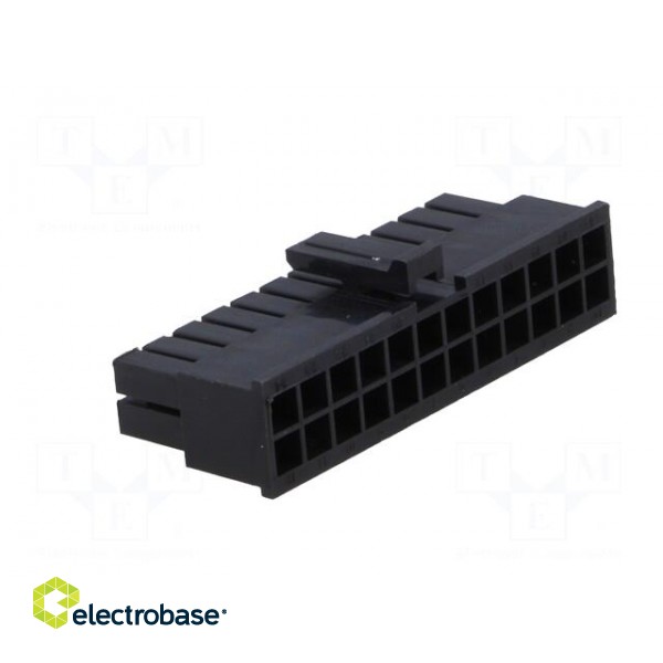 Plug | wire-board | female | Minitek® Pwr 3.0 | 3mm | PIN: 24 | for cable фото 4