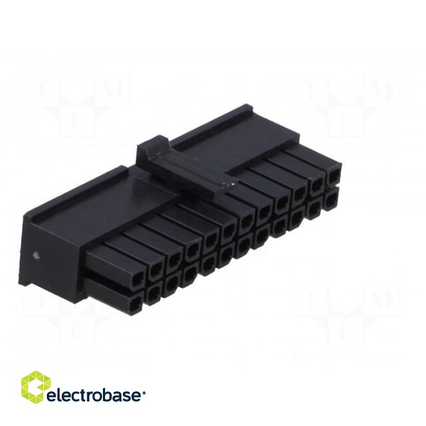 Plug | wire-board | female | Minitek® Pwr 3.0 | 3mm | PIN: 24 | for cable фото 8