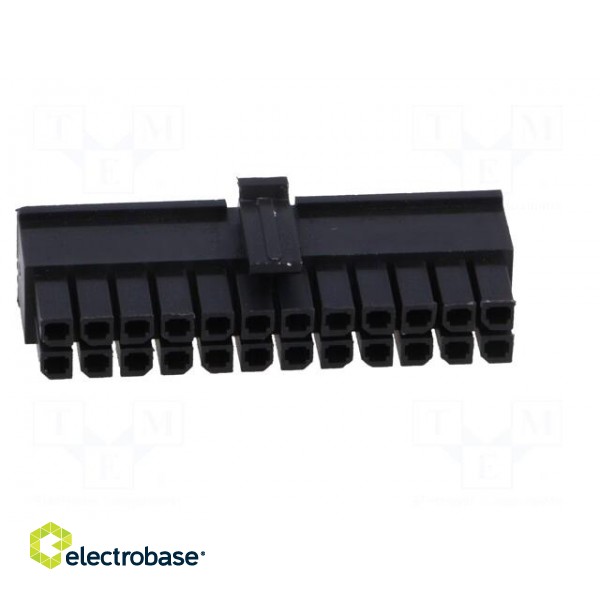 Plug | wire-board | female | Minitek® Pwr 3.0 | 3mm | PIN: 24 | for cable image 9