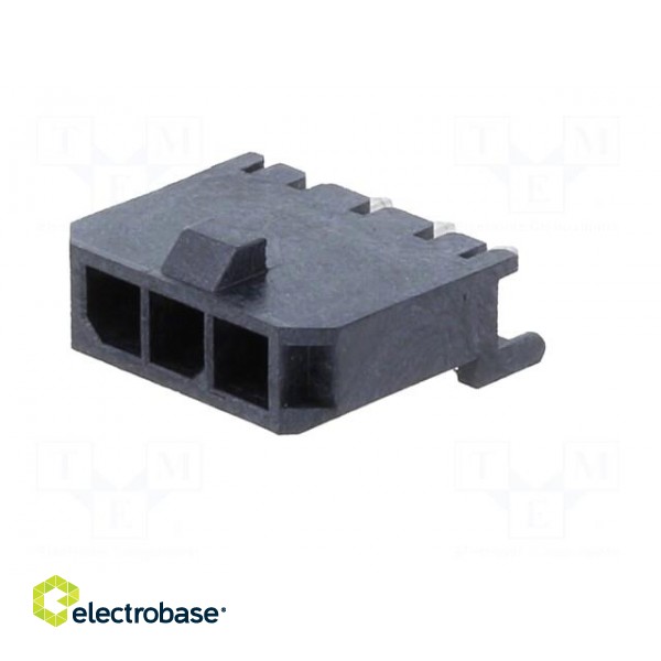 Plug | wire-board | female | Minitek® Pwr 3.0 | 3mm | PIN: 3 | -40÷105°C image 2