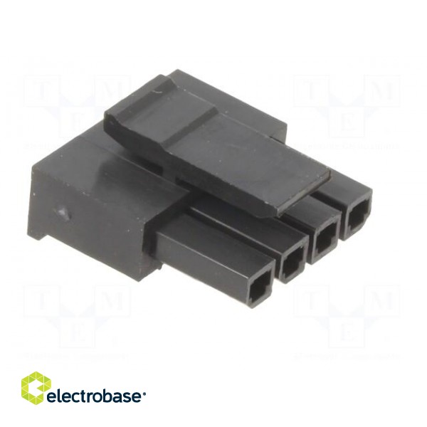 Plug | wire-board | female | Minitek® Pwr 3.0 | 3mm | PIN: 4 | -40÷105°C image 8