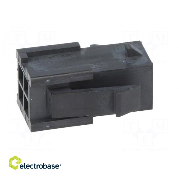 Plug | wire-board | male | MF30 | 3mm | PIN: 4 | w/o contacts | Layout: 2x2 image 7