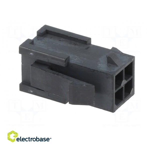 Plug | wire-board | male | MF30 | 3mm | PIN: 4 | w/o contacts | Layout: 2x2 image 8