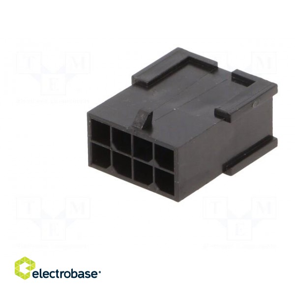Plug | wire-board | male | Minitek® Pwr 3.0 | 3mm | PIN: 8 | for cable | 5A image 2