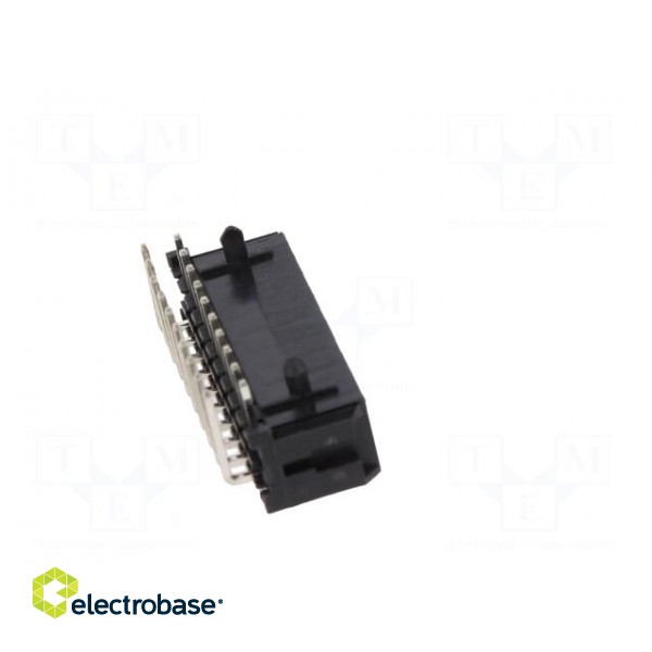 Socket | wire-board | male | 3mm | PIN: 20 | THT | on PCBs,PCB snap | 5A image 7