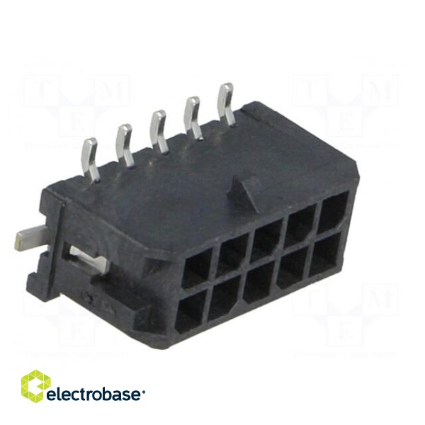Socket | wire-board | male | Micro-Fit 3.0 | 3mm | PIN: 10 | Glow-Wire image 8