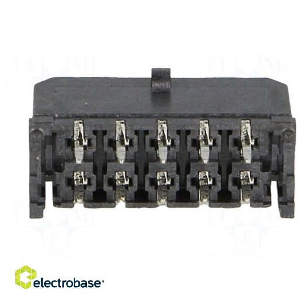 Socket | wire-board | male | Micro-Fit 3.0 | 3mm | PIN: 10 | THT | 5A | 600V image 5