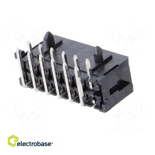 Socket | wire-board | male | Micro-Fit 3.0 | 3mm | PIN: 12 | THT | 5A | 600V фото 6