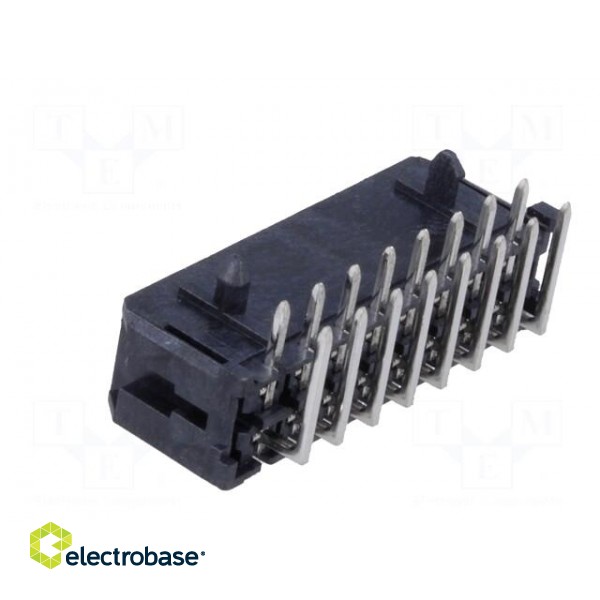 Socket | wire-board | male | Micro-Fit 3.0 | 3mm | PIN: 16 | THT | on PCBs image 4