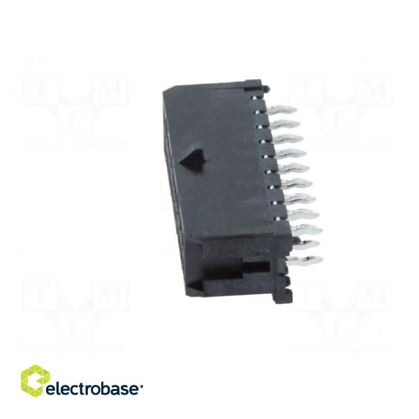 Socket | wire-board | male | Micro-Fit 3.0 | 3mm | PIN: 18 | THT | 5A | 600V image 3