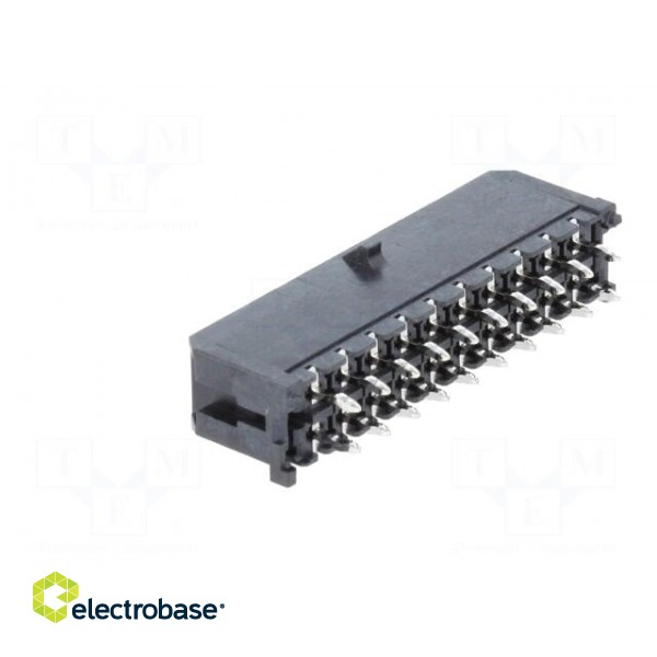 Socket | wire-board | male | Micro-Fit 3.0 | 3mm | PIN: 20 | THT | 5A | 600V image 4