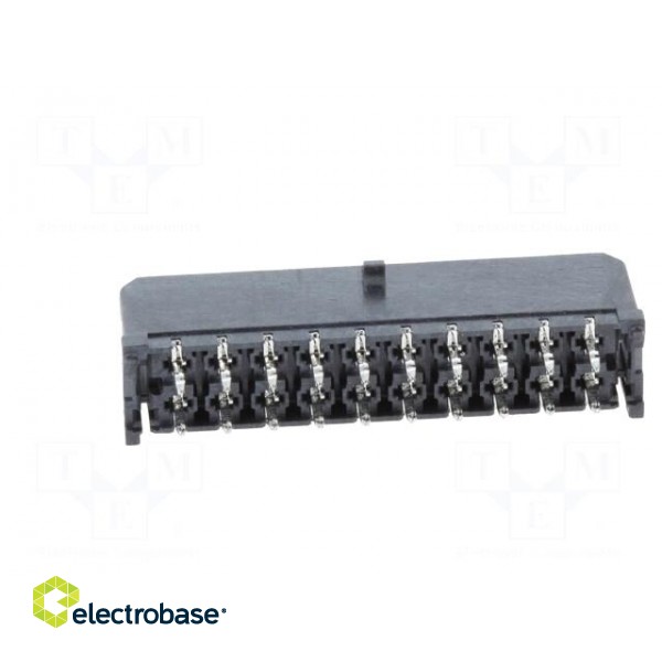 Socket | wire-board | male | Micro-Fit 3.0 | 3mm | PIN: 20 | THT | 5A | 600V image 5