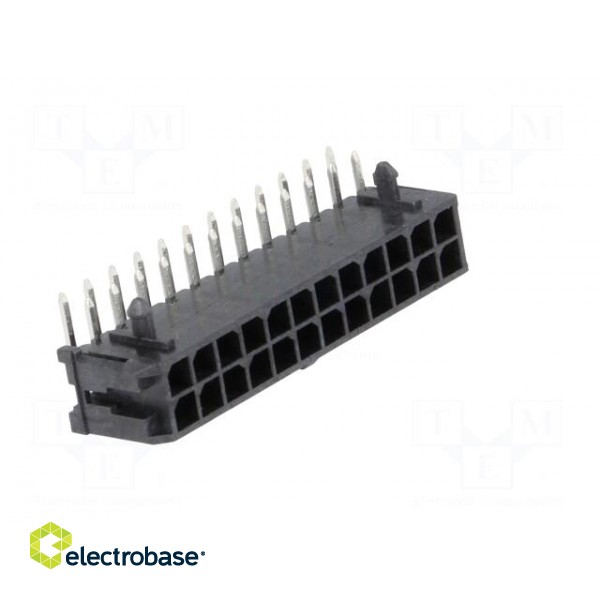 Socket | wire-board | male | Micro-Fit 3.0 | 3mm | PIN: 24 | THT | 5A | 600V image 8