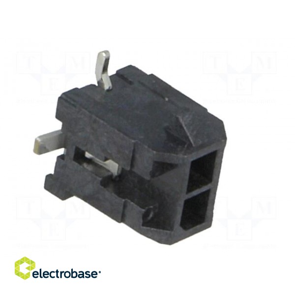 Socket | wire-board | male | Micro-Fit 3.0 | 3mm | PIN: 2 | Glow-Wire | SMT фото 8