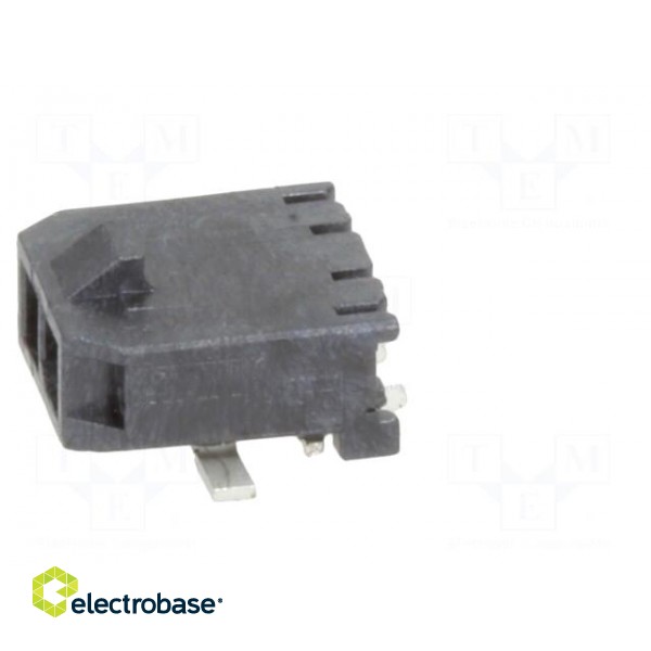 Socket | wire-board | male | Micro-Fit 3.0 | 3mm | PIN: 2 | SMT | 5A | tinned image 3