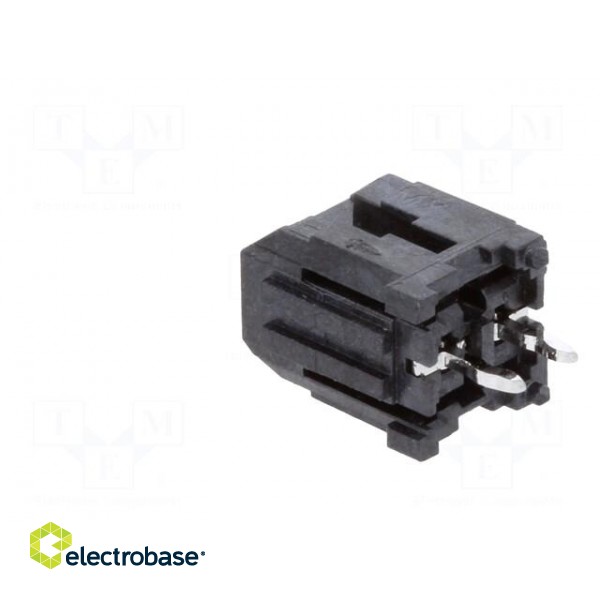 Socket | wire-board | male | Micro-Fit 3.0 | 3mm | PIN: 2 | THT | 5A | tinned paveikslėlis 4
