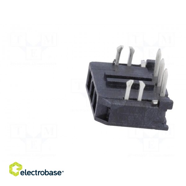 Socket | wire-board | male | Micro-Fit 3.0 | 3mm | PIN: 3 | Glow-Wire | THT image 3