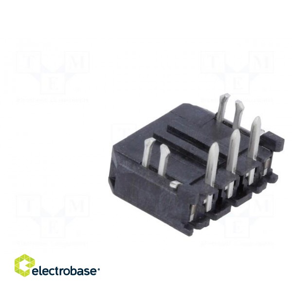 Socket | wire-board | male | Micro-Fit 3.0 | 3mm | PIN: 3 | Glow-Wire | THT image 4