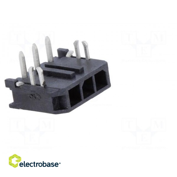 Socket | wire-board | male | Micro-Fit 3.0 | 3mm | PIN: 3 | Glow-Wire | THT image 8