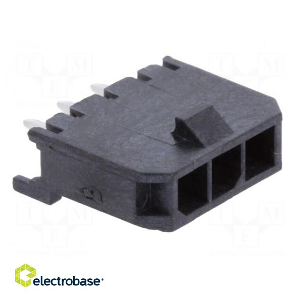 Socket | wire-board | male | Micro-Fit 3.0 | 3mm | PIN: 3 | THT | 5A | 600V image 8