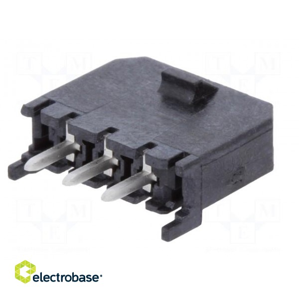 Socket | wire-board | male | Micro-Fit 3.0 | 3mm | PIN: 3 | THT | 5A | 600V фото 6