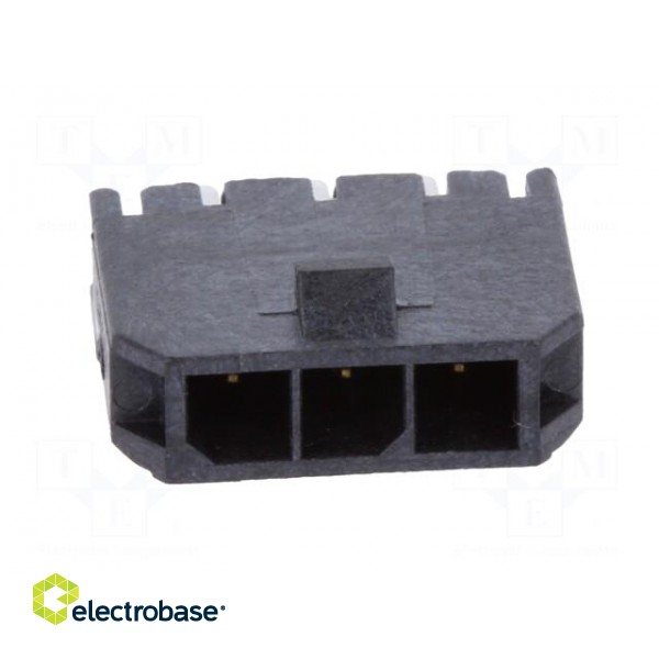 Socket | wire-board | male | Micro-Fit 3.0 | 3mm | PIN: 3 | THT | 5A | 600V фото 9