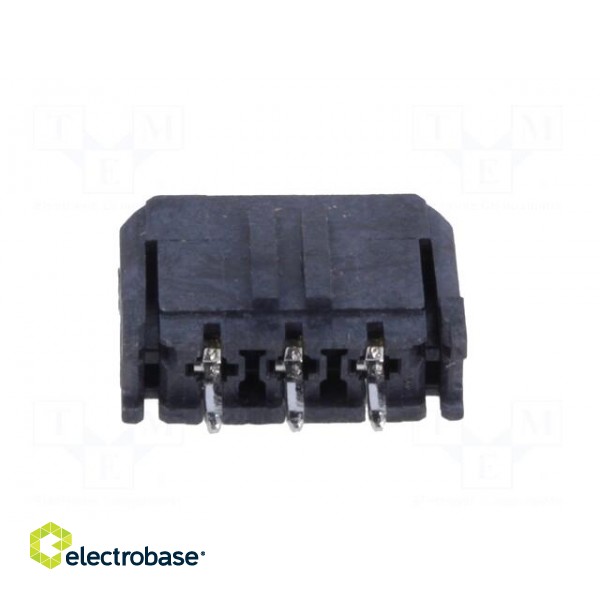 Socket | wire-board | male | Micro-Fit 3.0 | 3mm | PIN: 3 | THT | 5A | tinned paveikslėlis 5