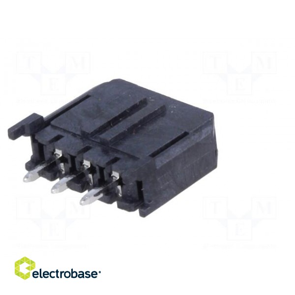 Socket | wire-board | male | Micro-Fit 3.0 | 3mm | PIN: 3 | THT | 5A | tinned image 6