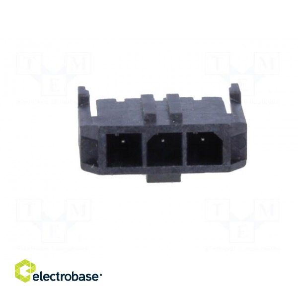 Socket | wire-board | male | Micro-Fit 3.0 | 3mm | PIN: 3 | THT | 5A | tinned image 9